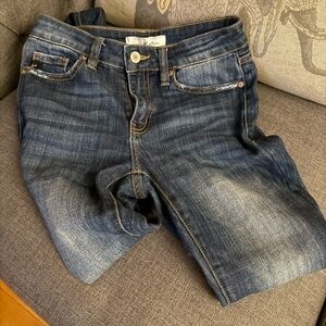 KanCan Dark Blue Straight Leg Jeans